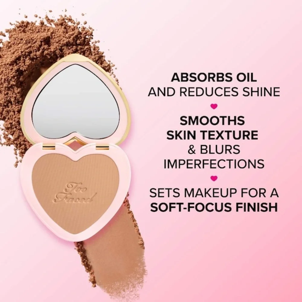Too Faced Born This Way Soft Blur Flexible Finish Setting Powder Deep NEW